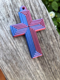 Cross Keychain Fidget - 3D Printed Accessory