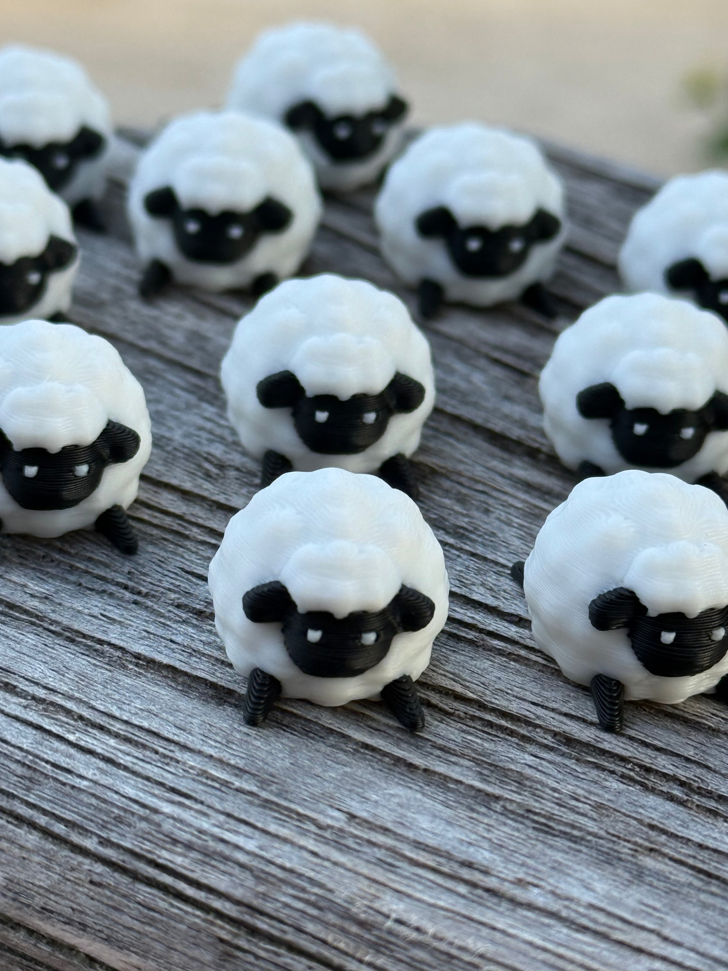 Mini Sheep - 3D Printed Collectible Figure